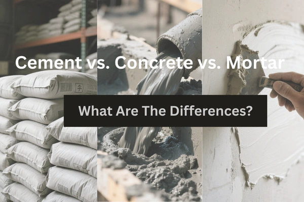 The Difference Between Cement, Concrete & Mortar: A Comprehensive Guide