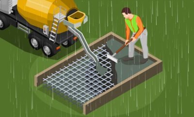 What Happens If It Rains While Pouring Concrete? Risks, Impacts, and Expert Solutions